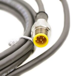 Smart Vision Lights | Products | Accessories | 5PM12-J2000-BLK 5 Pin Male Connector